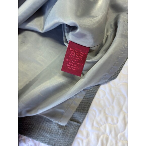 212 Collection Grey Straight Knee Length Side Zip Business Skirt size 4 - Picture 4 of 6